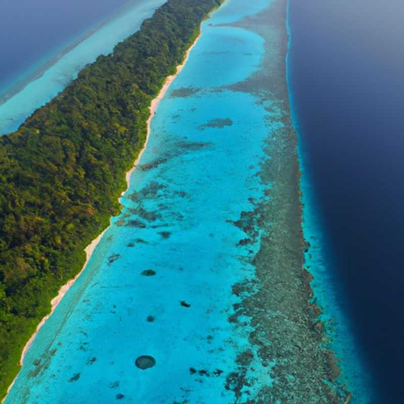Croisière de luxe dans l'atoll de Baa aux Maldives au printemps