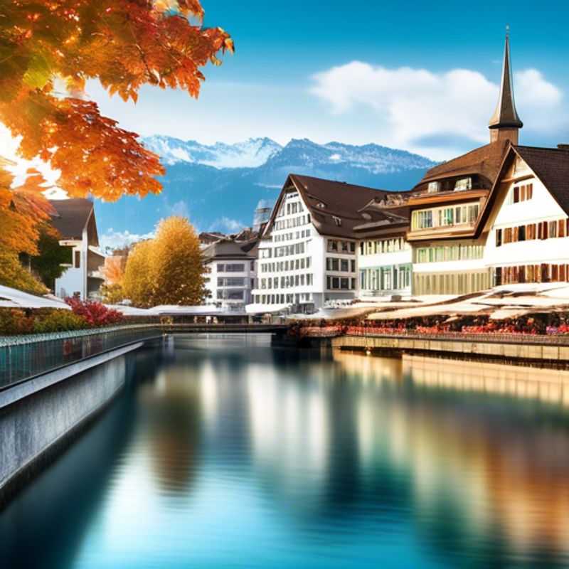 Here are a few options for alt text for an image of Zurich, Switzerland in an article about whether Zurich is considered luxury: