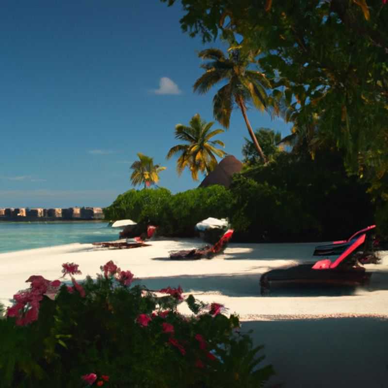 Trois couples profitant des eaux turquoise cristallines et des plages de sable blanc immaculées des Maldives, un paradis tropical de l'océan Indien, lors de leur escapade printanière de 5 jours.