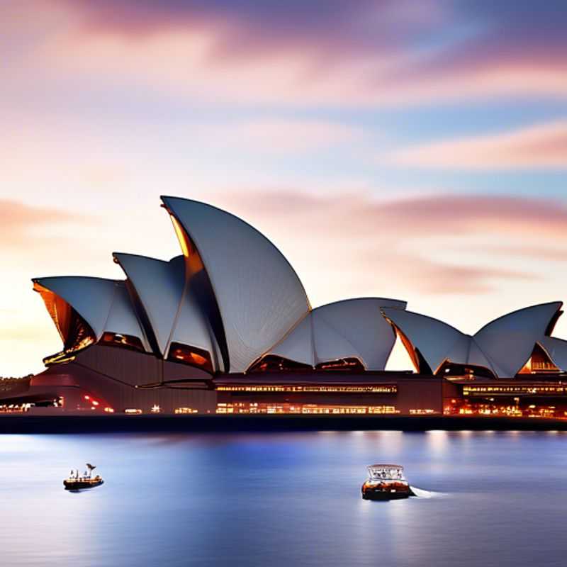 Three couples savoring the vibrant autumn hues of Sydney, Australia, with the iconic Sydney Opera House in the background during their 24-hour luxury staycation adventure.