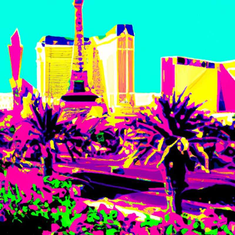 Two couples basking in the vibrant energy of the Las Vegas Strip, a dazzling spectacle of lights and entertainment, during their 2-week spring sojourn in the heart of Nevada's desert oasis.