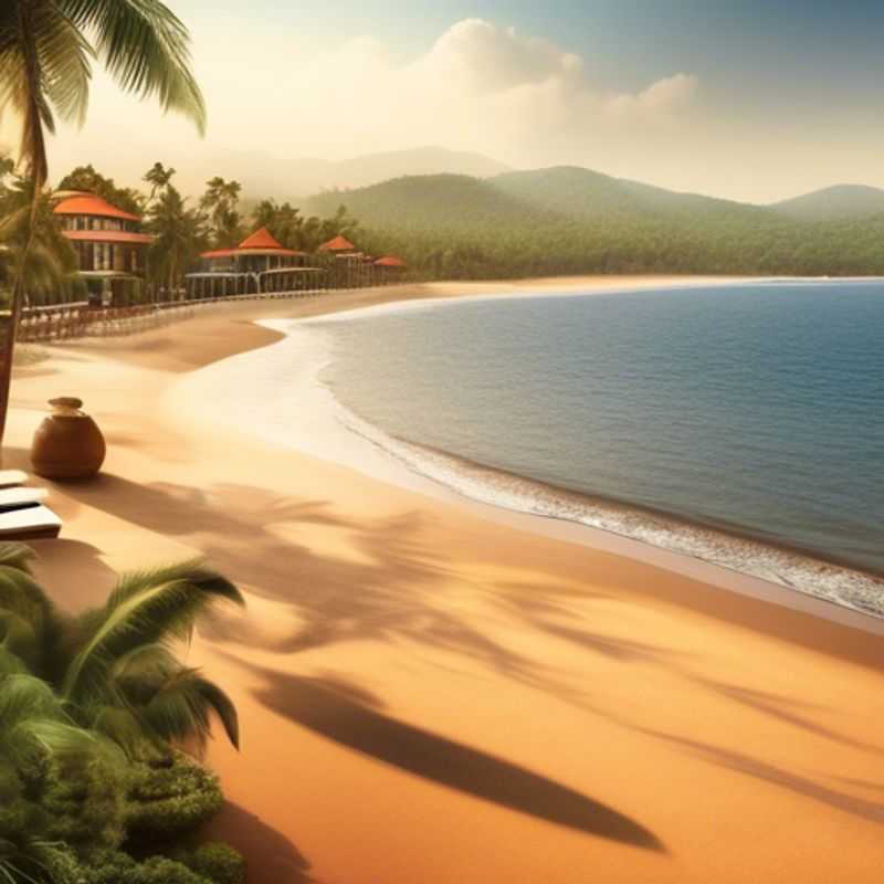 Two couples lounging on a pristine beach in Goa, India, soaking up the sun and enjoying the vibrant summer atmosphere during their luxurious 24-hour getaway.