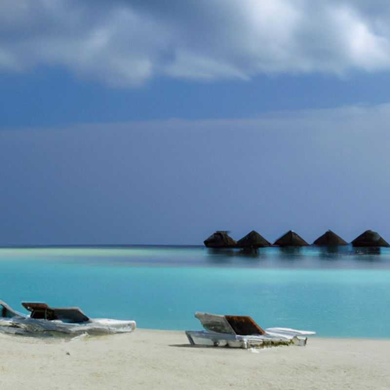 Dîner privé sur une plage isolée aux Maldives au printemps
