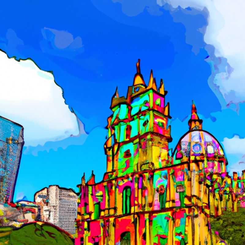 A family with children marveling at the vibrant spectacle of the Senado Square, a kaleidoscope of colors and cultures in the heart of Macao, Macau, during their 5-day spring adventure.