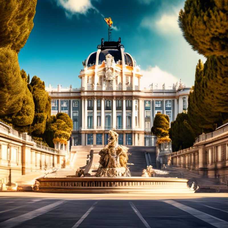 Un voyageur solitaire profitant du soleil estival à Madrid, Espagne, explorant les magnifiques rues et les trésors culturels pendant son séjour de 5 jours.